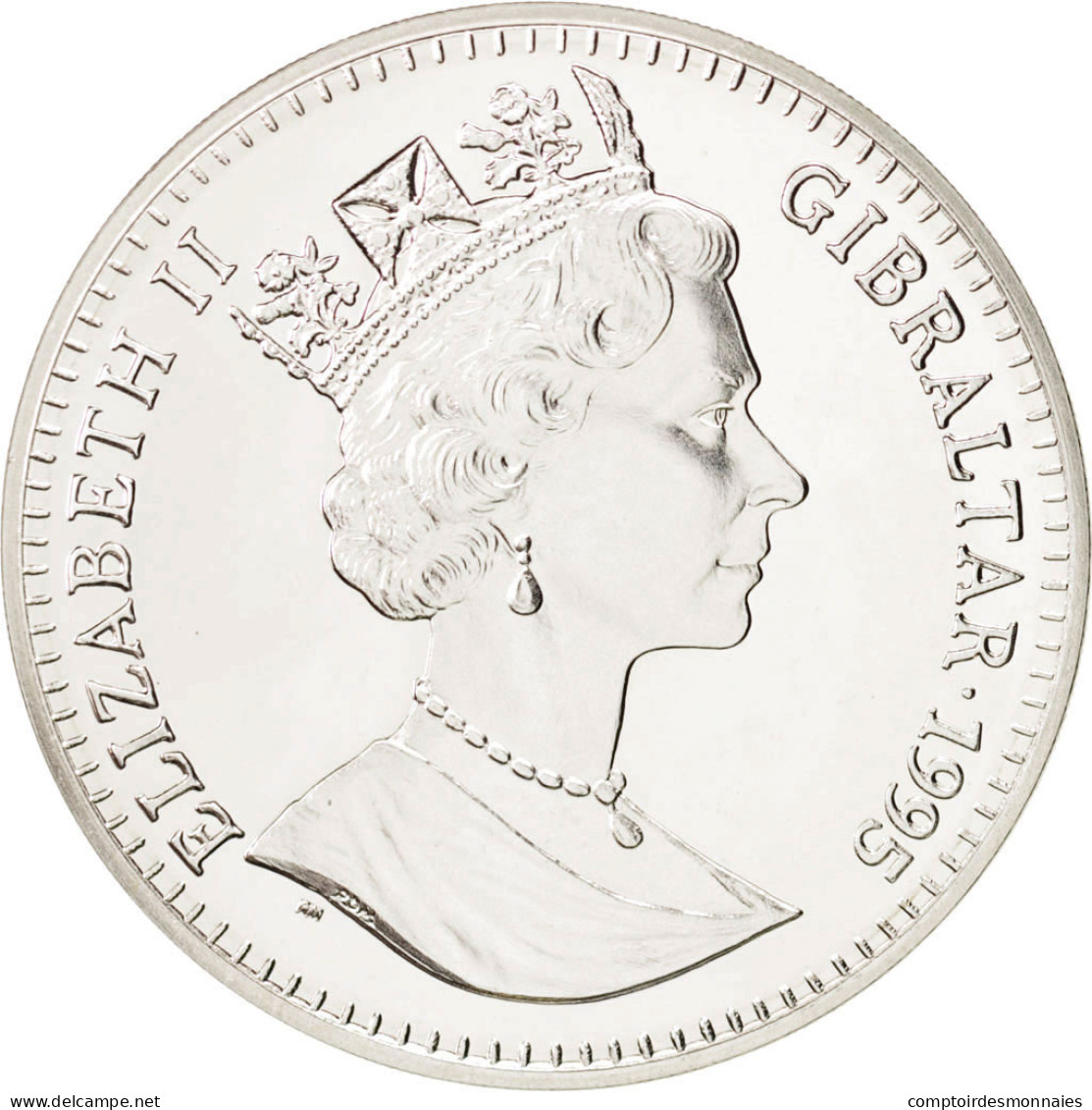 Monnaie, Gibraltar, Elizabeth II, 21 Ecus, 1995, FDC, Argent, KM:498 - Gibraltar