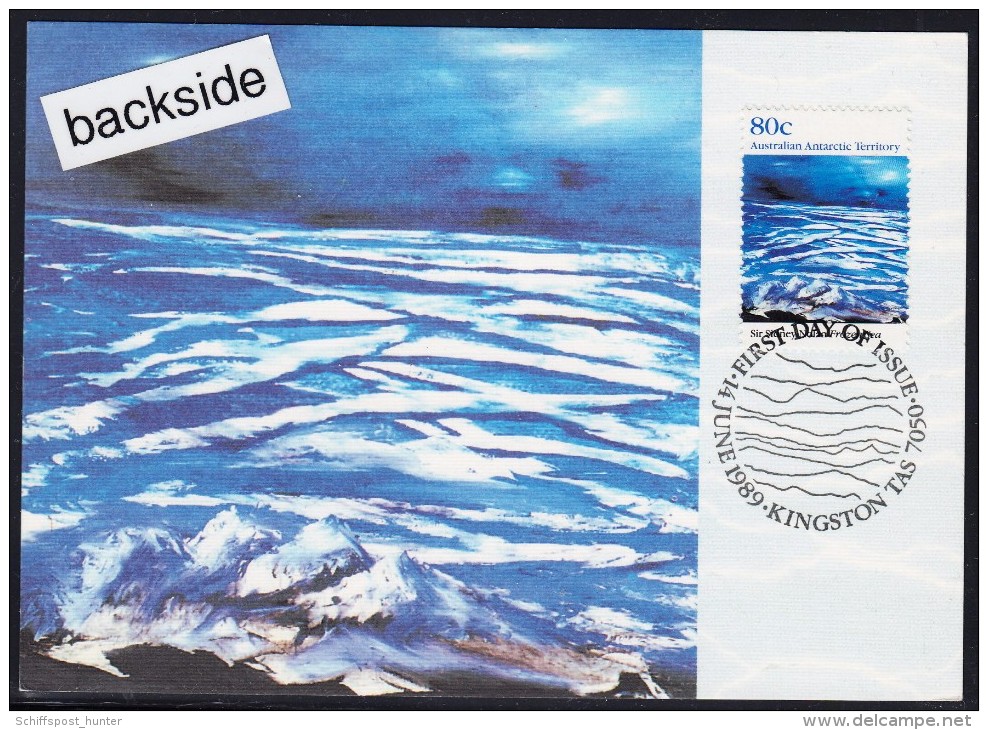 ANTARCTIC, AAT, CASEY, 18.JAN 1990, MAXI-color-card , Stopover M/V"ICEBIRD" Cachet+sign , Look Scan !! 18.11-07 - Antarctische Expedities