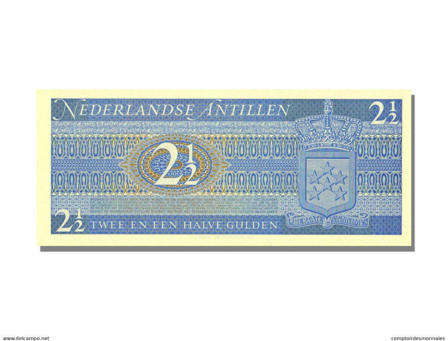 Billet, Netherlands Antilles, 2 1/2 Gulden, 1970, 1970-09-08, NEUF - Aruba (1986-...)