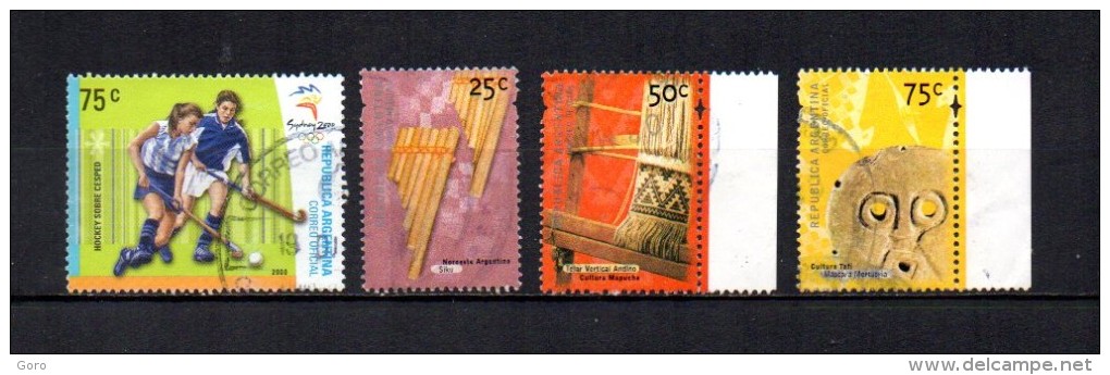 Argentina   2000 .-   Y&T Nº   2194 - 2209/2211 - Used Stamps