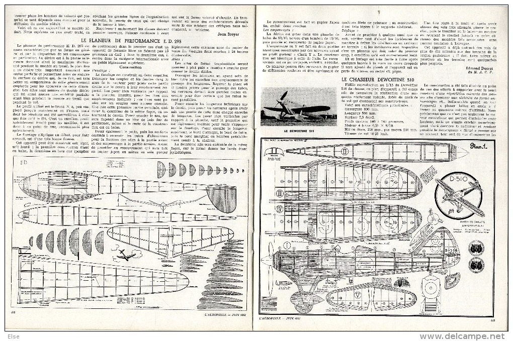 AVIATION  L AEROPHILE 1941  N° 6    PAGES 87  à 110  +  10 PAGES PUBLICITAIRE   TRES BON ETAT DE CONSERVATION - AeroAirplanes