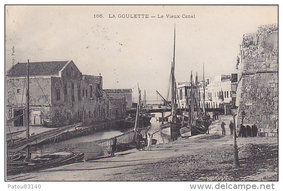 ALGERIE.   LA GOULETTE. N 166.   LE VIEUX CANAL - Autres & Non Classés