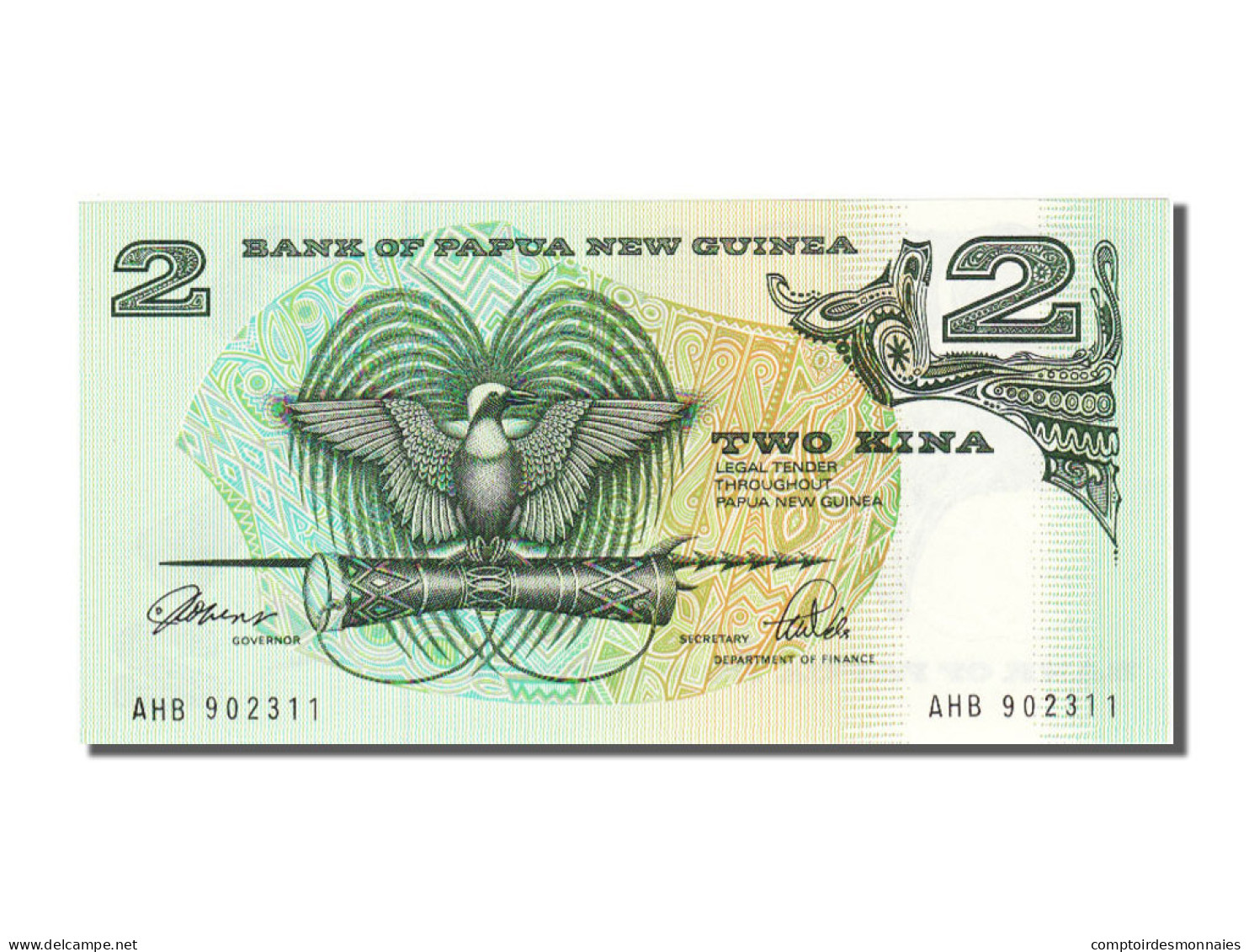 Billet, Papua New Guinea, 2 Kina, NEUF - Papua Nuova Guinea