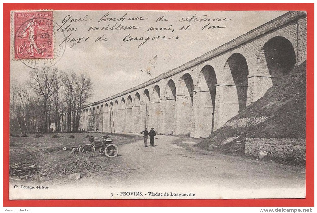 CPA Provins - Viaduc De Longueville - Provins