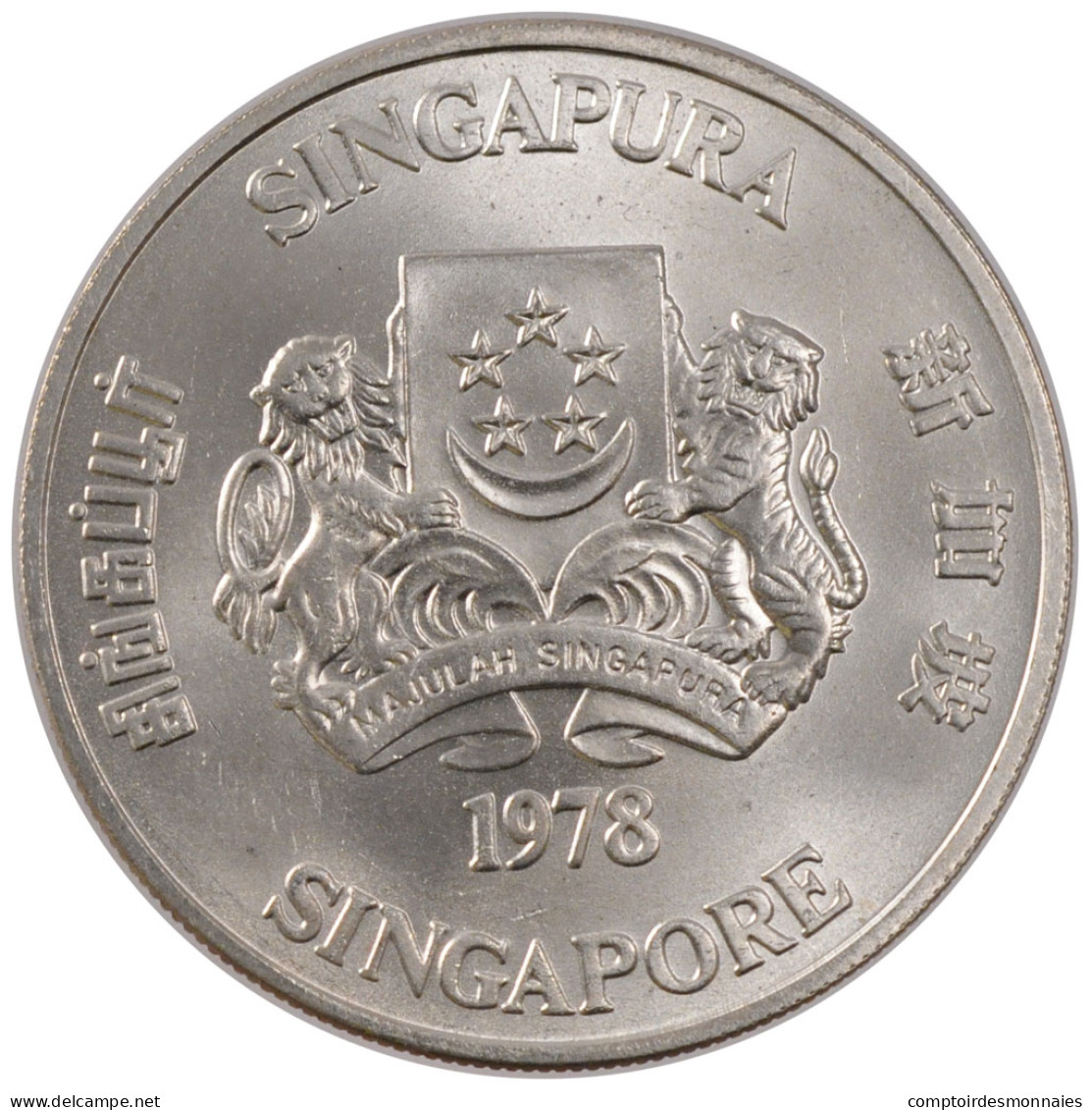 Monnaie, Singapour, 10 Dollars, 1978, Singapore Mint, SUP+, Argent, KM:17.1 - Singapur