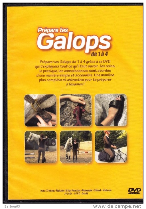 1 DVD VIDEO PREPARE TES GALOPS DE 1 A 4 LES SOINS LA PRATIQUE LES CONNAISSANCES UNE MANIERE PRATIQUE POUR SE PREPARER A - Sports