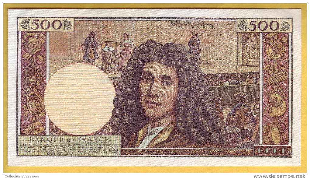 BILLET FRANCAIS - 500 NF Molière 4.1.1963 SUP - 500 NF 1959-1966 ''Molière''