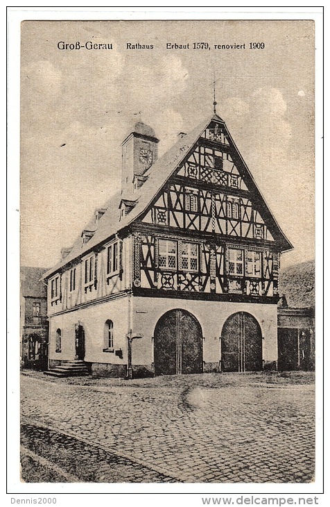 GROSS GERAU - Rathaus - Erbaut 1579, Renoviert 1909 - Gross-Gerau