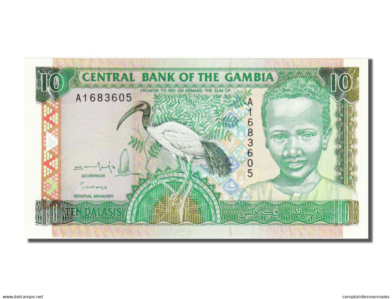 Billet, Gambia, 5 Dalasis, 1996, NEUF - Gambie