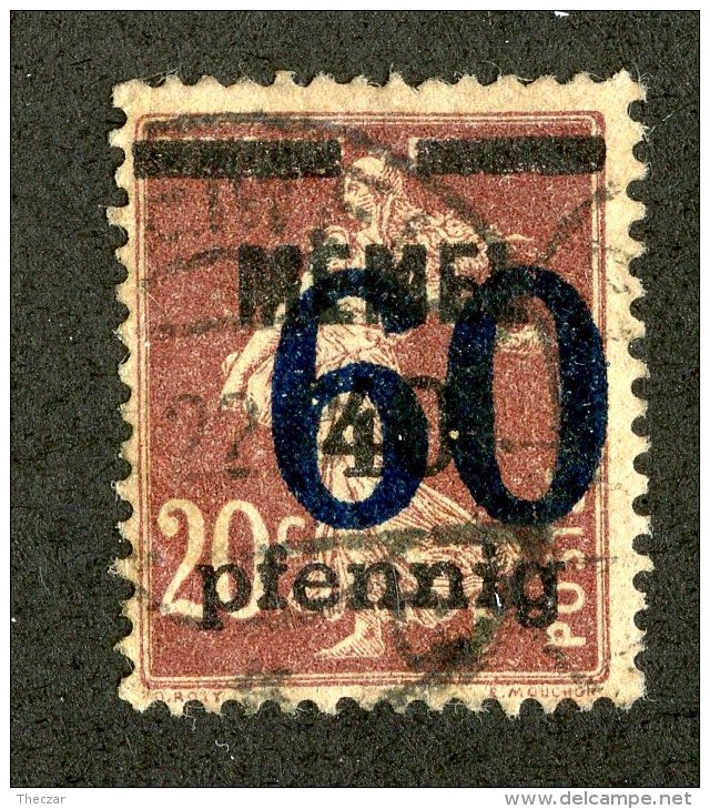 4097 Y - Memel  Michel # 35 (o)  ( Cat. €2.50 ) - Used Stamps