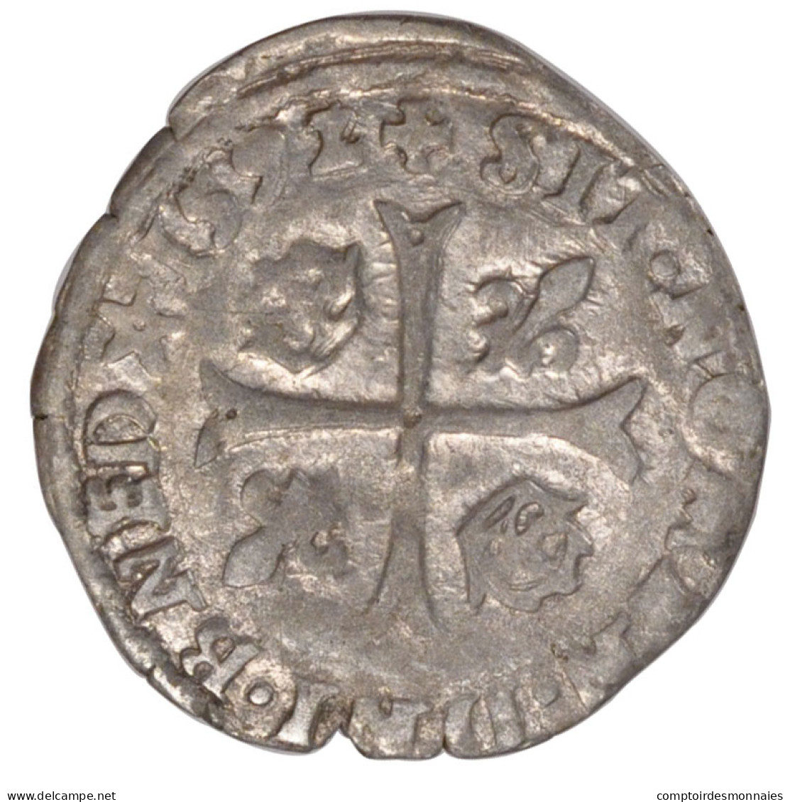 Monnaie, France, Douzain, 1592, Limoges, TB, Argent, Sombart:4420 - 1589-1610 Henri IV Le Vert-Galant