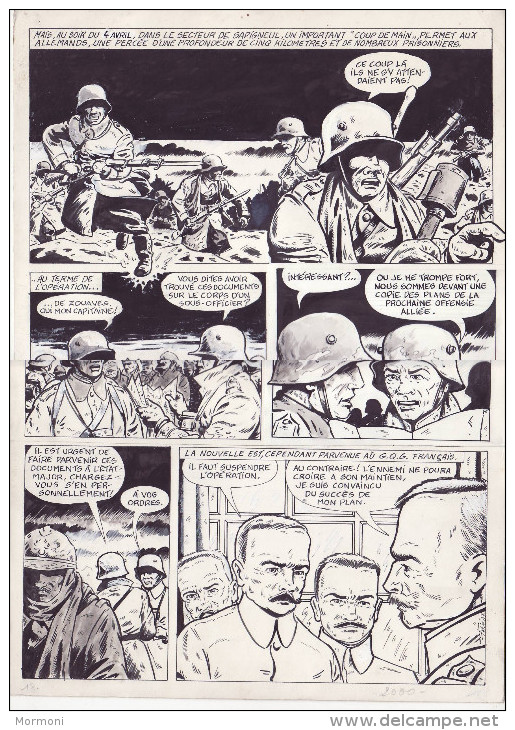 Févé - Liège - Planche Originale - Guerre 14-18 - Disegni Originali