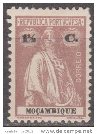 MOÇAMBIQUE - 1914,  Tipo «CERES»  1 1/2 C.  D.12 X 11 1/2   Pap. Acetinado   ** MNH  Afinsa  Nº 156 - Mozambique