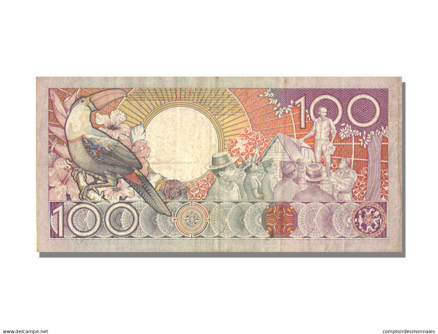 Billet, Suriname, 100 Gulden, 1986, 1986-07-01, TTB+ - Surinam