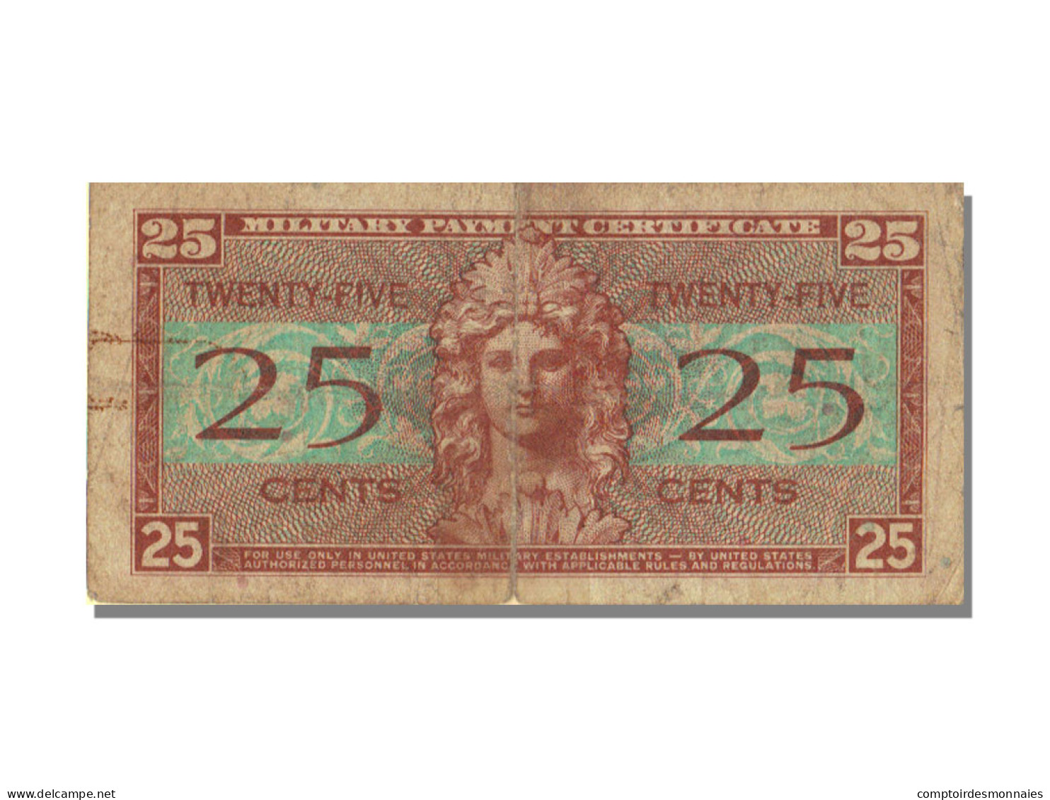 Billet, États-Unis, 25 Cents, KM:M31, TB - 1954-1958 - Serie 521