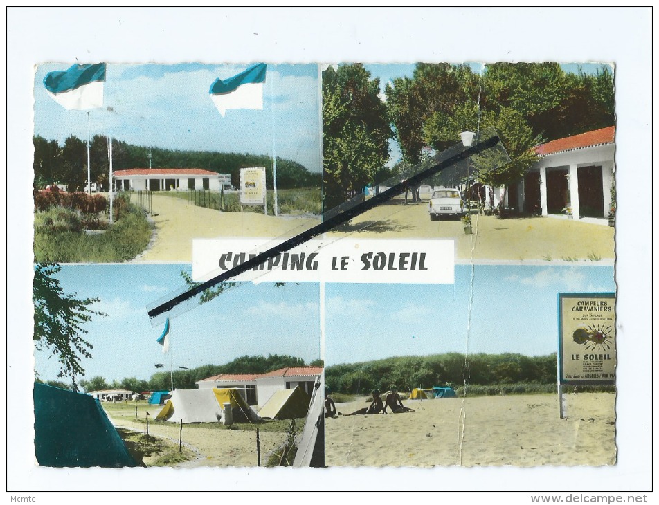 CPM  -  Argeles Sur Mer  -  Camping  "Le Soleil" - Argeles Sur Mer