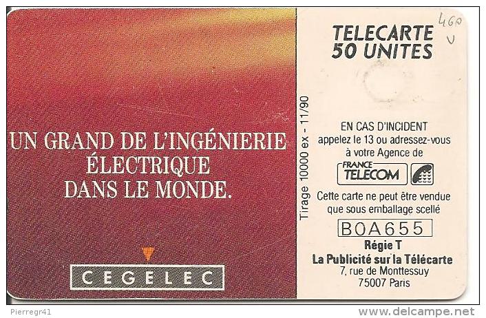 CARTE°-PUCE-PRIVEE-D-1990-D460-GEM-CEGELEC-INGENERIE-UTILISE-BE - Telefoonkaarten Voor Particulieren