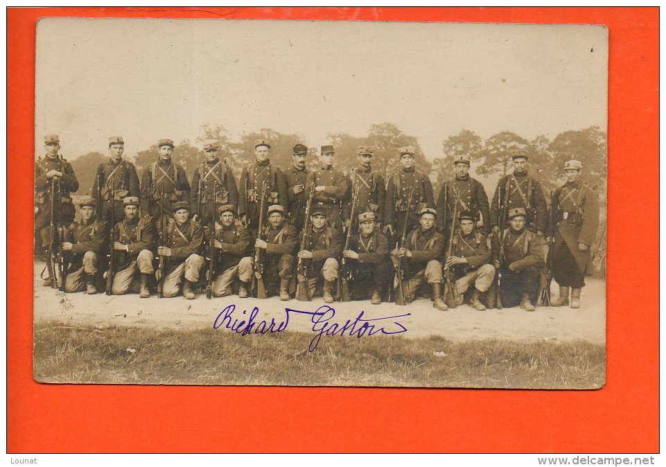 Militaire - Personnages - Armements-Les Poilus De La 3 ème Escouade De La 22x28 Du Génie Caserne Des Goches à Versailles - Personen