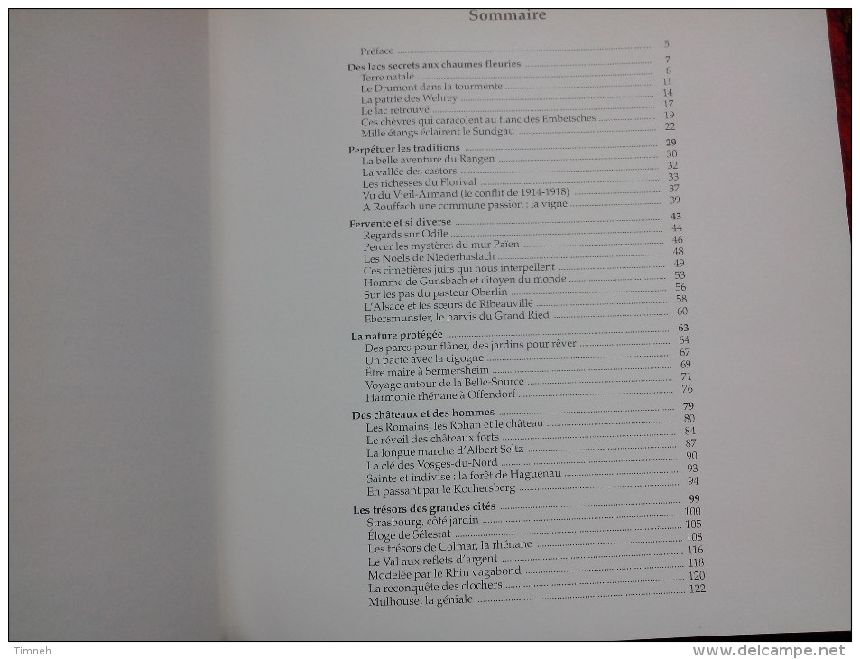 L ALSACE AU COEUR L.-P.  LUTTEN EDITIONS COPRUR 1994 Préface Oberlé LACS TRADITIONS NATURE CHÂTEAUX HOMMES TRESORS CITES - Alsace