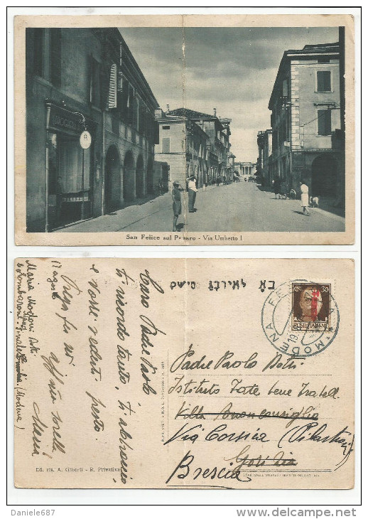 MODENA (269) - SAN FELICE SUL PANARO Via Umberto I - FG/Vg 1944 - Modena