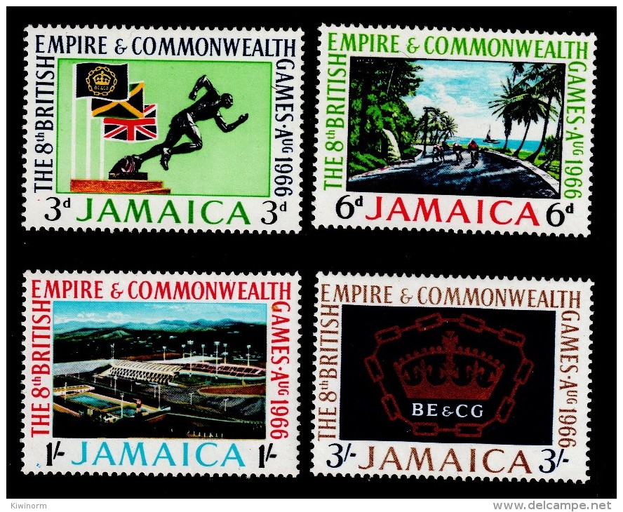 JAMAICA 1966 British Empire & Commonwealth Games - Complete - Mint Never Hinged MNH ** 11A201 - Jamaica (...-1961)