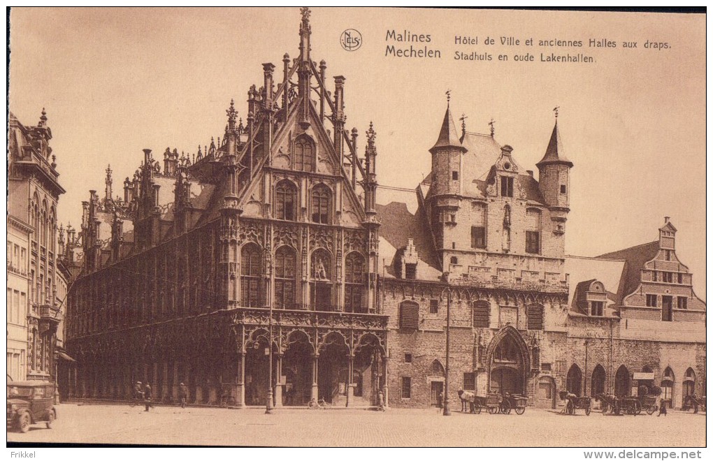 Mechelen Malines Stadhuis En Oude Lakenhallen - Malines