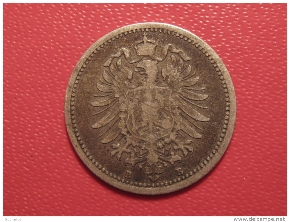 Germany - 20 Pfennig 1874 B Silver 8060 - 20 Pfennig