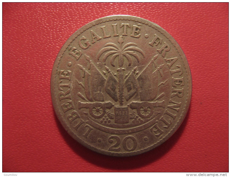 Haiti - 20 Centimes 1907 Liberté égalité Fraternité 8096 - Haiti