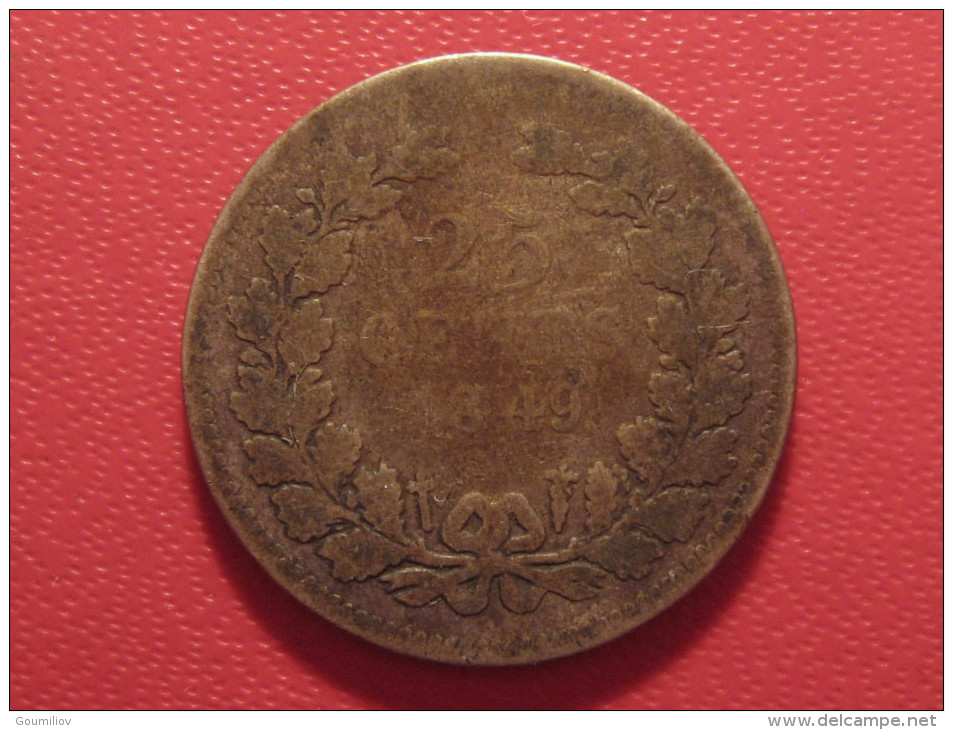 Netherlands - 25 Cents 1849 Willem II 8137 - 1840-1849 : Willem II