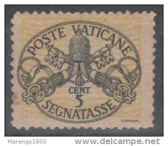 Vaticano 1946 - Segnatasse 5 C. (2 Scan) - Taxes