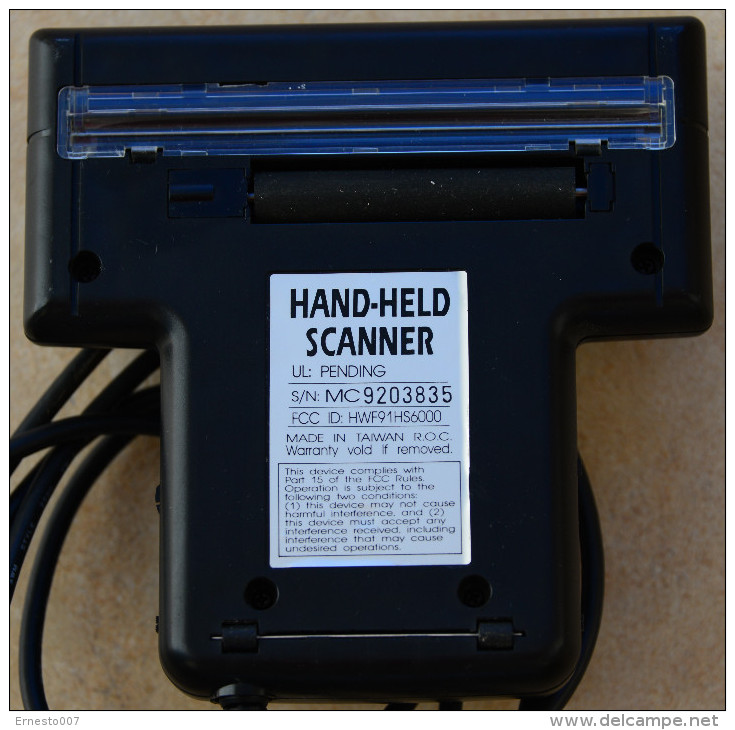 Hand-Held Scanner Mustek CG-6000 Super 262.144 Colors*gebraucht Mit Manual (englisch)--gebraucht - Matériel Et Accessoires