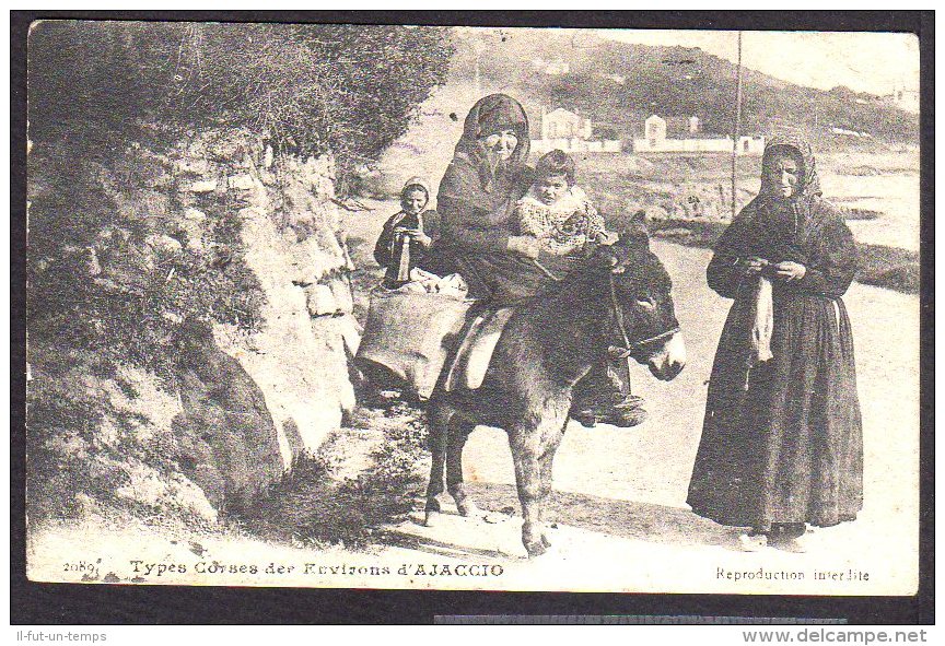 20 AJACCIO - Types CORSES Des Environs D'AJACCIO - Ajaccio