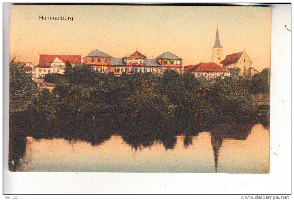 8783 HAMMELBURG, Ortsansicht, Druckstelle - Hammelburg