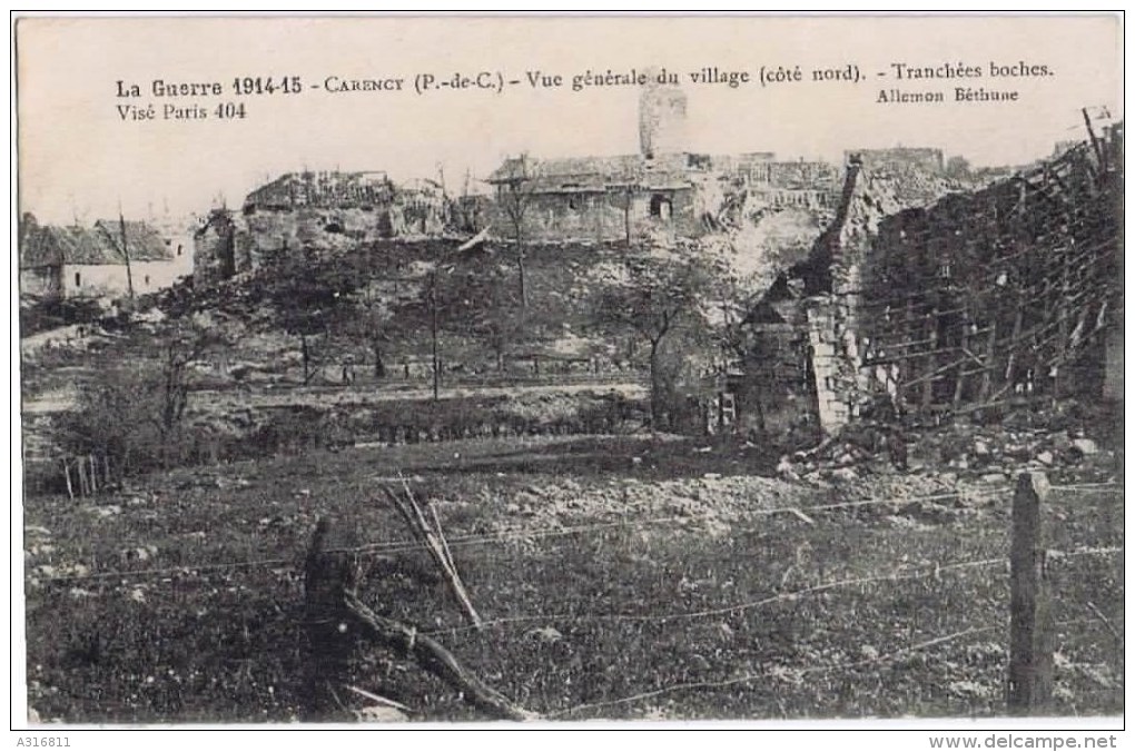 CPA ABLAIN ST NAZAIRE EGLISE D ABBLAIN ET FIN DU PLATEAU DE NOTRE DAME DE LORETTE - Noeux Les Mines