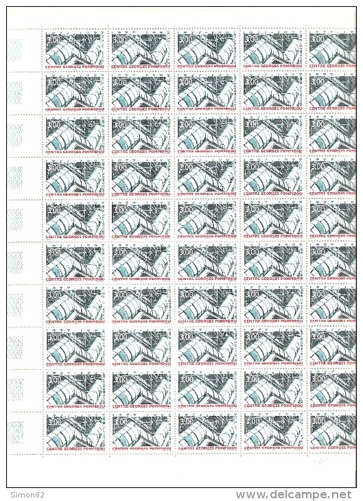 FRANCE 1  FEUILLE  COMPLETE  DE 50 TIMBRES N° 3044  NEUF ** MNH DE 1997 - Full Sheets