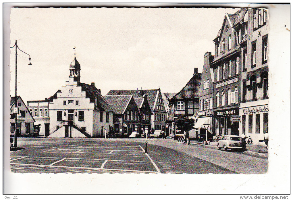 4450 LINGEN, Marktplatz, Auto - Oldtimer - Lingen