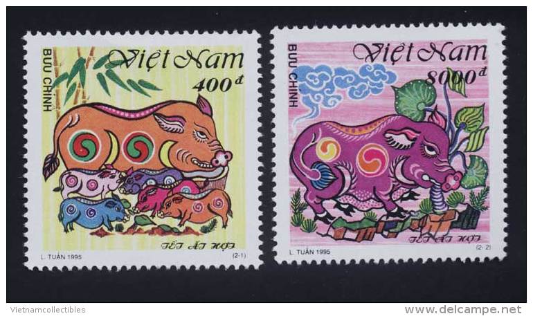 Vietnam Viet Nam MNH Perf Stamps 1995 : Year Of The Pig (Ms698) - Vietnam