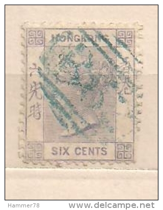 HONGKONG HK HONG 1862 QUEEN VICTORIA 6c Used & Hinged - Sonstige & Ohne Zuordnung