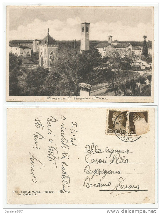 MODENA (271) - Panorama Di SAN GERMINIANO (San Geminiano Di Cognento) - Fp/Vg 1941 - Modena