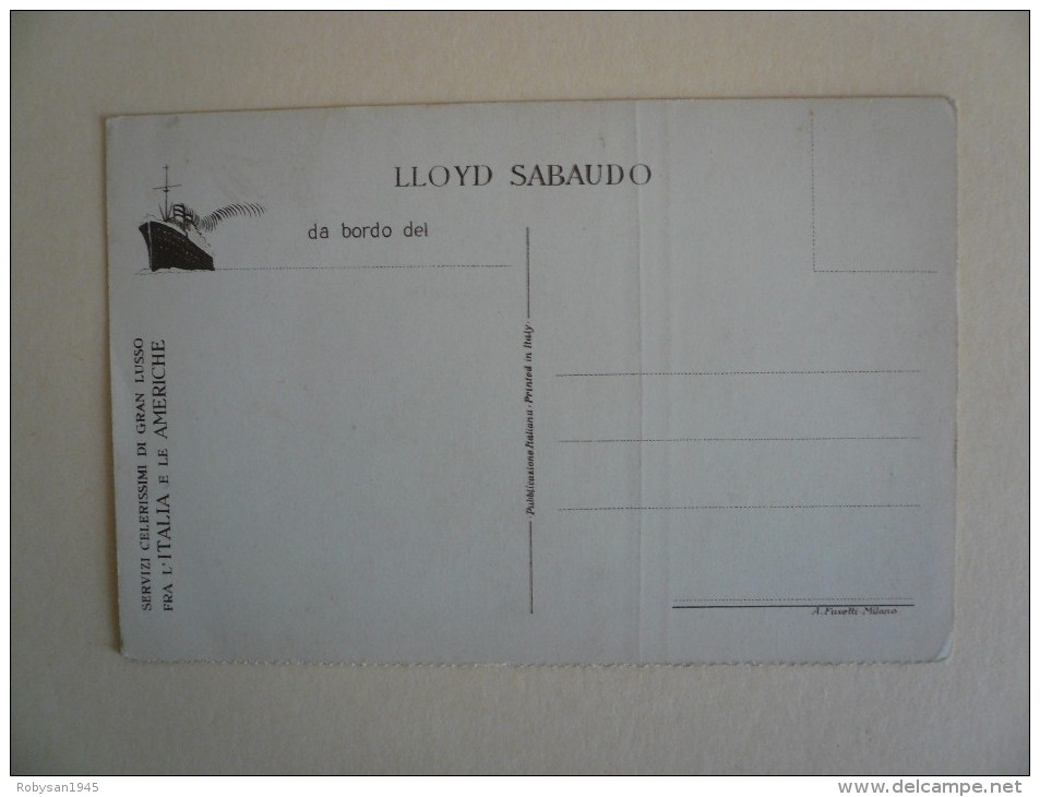 Brasile - Bresil - Brasil - Nel Canale Di Santos - Lloyd Sabaudo - Servizi Celerissimi Di Gran Lusso Fra Italia Americhe - Altri & Non Classificati