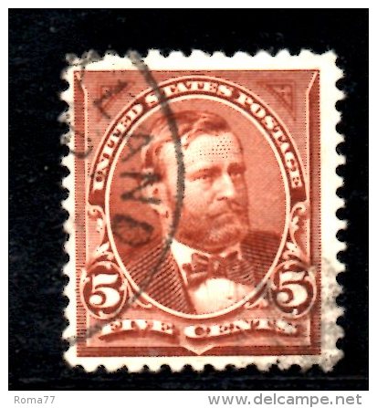 Y1183 - STATI UNITI USA 1894 ,  5 Cent Yvert N. 101  Usato. - Usati