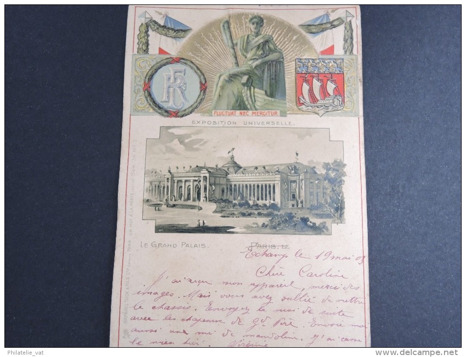 CARTE - Exposition Universelle Au Grand Palais à Paris  écrite En 1903 - A Voir - Lot P13117 - Sonstige & Ohne Zuordnung