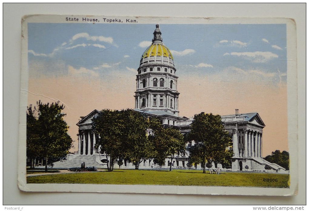 United States State House Topeka Kansas A 69 - Topeka