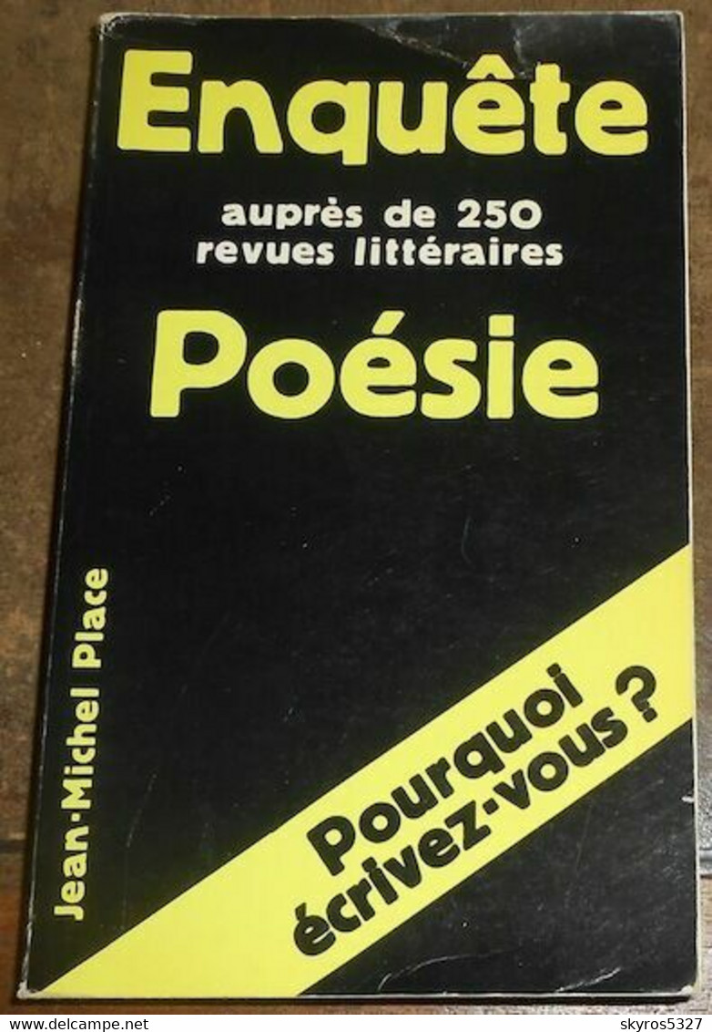 Poésie - Enquête Auprès De 250 Revues Littéraires - Livres Dédicacés