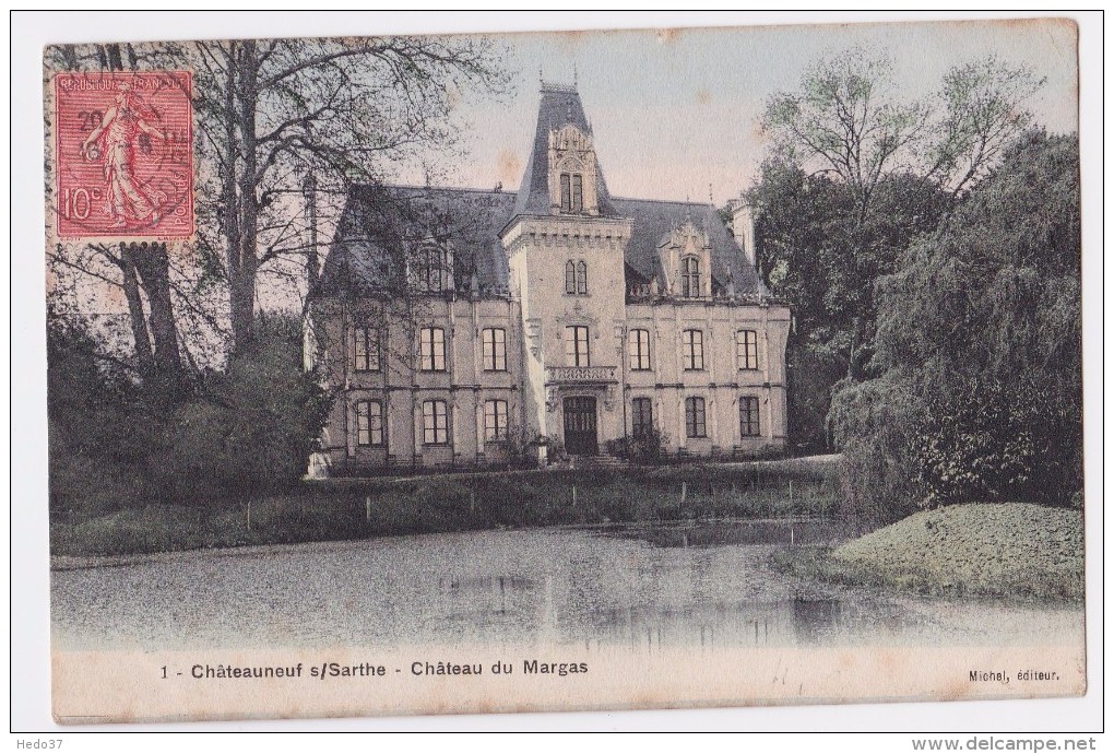 Chateauneuf S/Sarthe - Château Du Margas - Chateauneuf Sur Sarthe