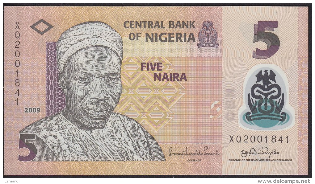 Nigeria 5 Naira 2009 P38 UNC - Nigeria