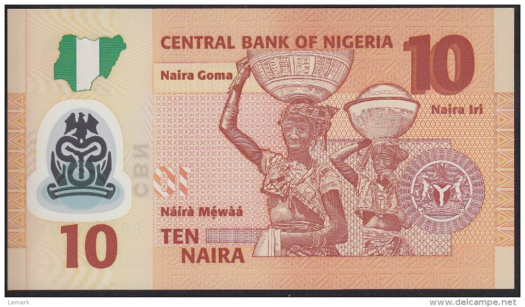 Nigeria 10 Naira 2009 P39 UNC - Nigeria