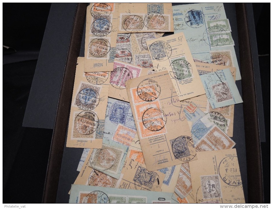 HONGRIE - Lot De Fragments De Colis Postaux  - Lot N°10389 - Parcel Post