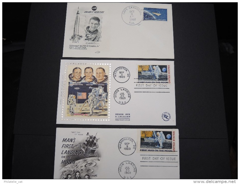 ESPACE - Collection Sur L'espace  - Timbres - Lettres - Documents - A Voir - Lot N°10392 - Colecciones