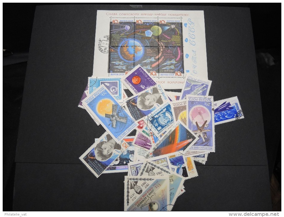 ESPACE - Collection sur l'espace  - Timbres - Lettres - Documents - A voir - Lot n°10392